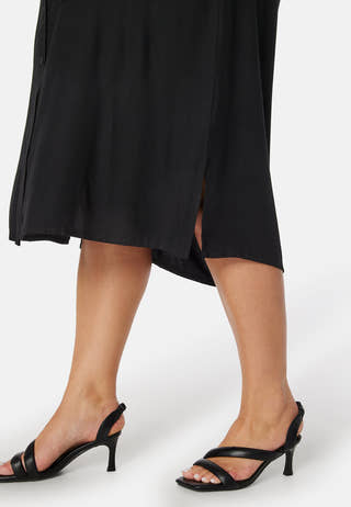 Belted L/S Viscose Shirt Dress