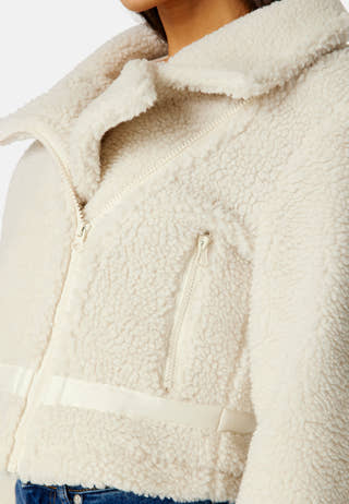 Belle Teddy Biker Jacket