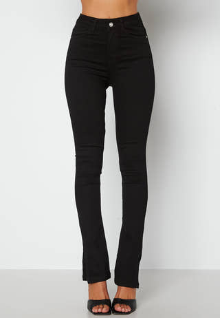 Bianca slit high waist jeans