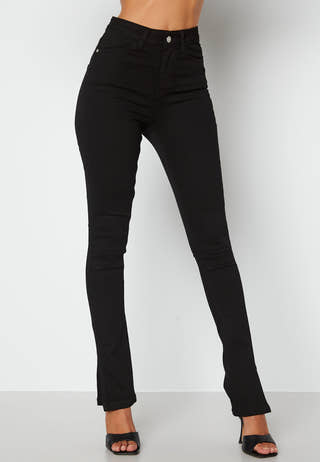 Bianca slit high waist jeans