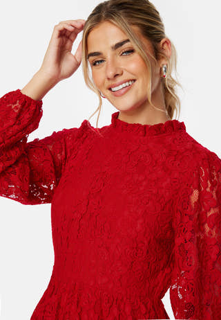 Blanca Midi Lace Dress