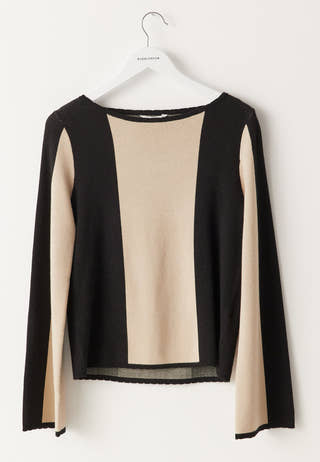 Block Knitted Sweater