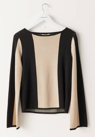 Block Knitted Sweater