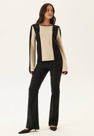 Block Knitted Sweater