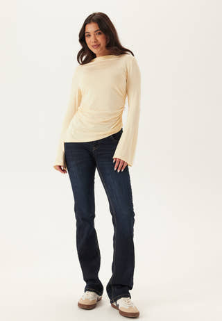 Boat Neck Asymmetric Top