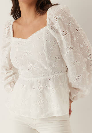Broderie Anglaise Blouse
