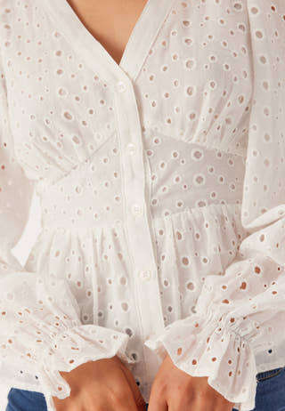 Broderie Anglaise Blouse