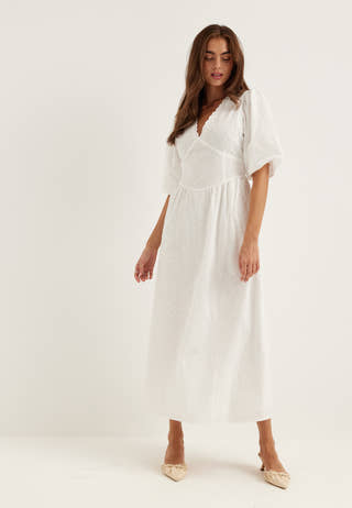 Broderie Anglaise Maxi Dress
