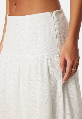Broderie Anglaise Maxi Skirt