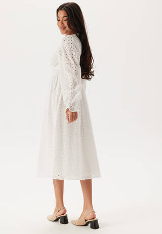 Broderie Anglaise Midi Dress