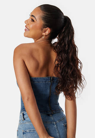 Bustier Denim Top