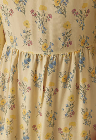 Butterfly Sleeve Maxi Dress