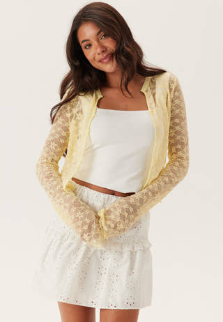 Button Lace Cardigan