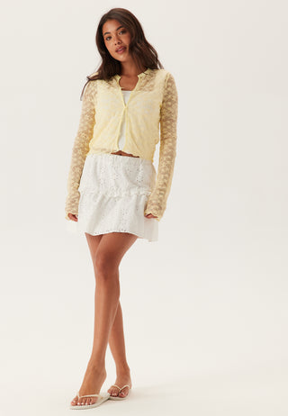 Button Lace Cardigan