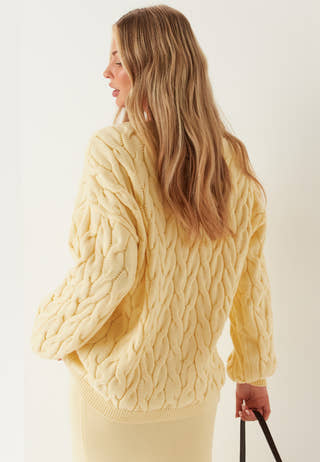 Cable Knit Cardigan