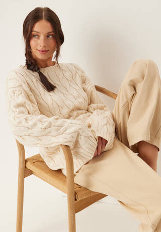 Cable Knitted Sweater