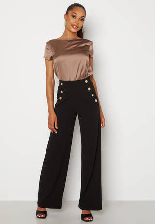 Calandra jersey button pants