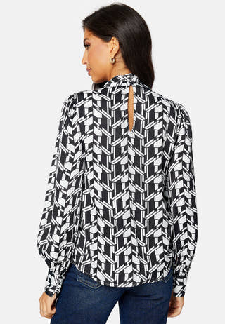 CC bow blouse