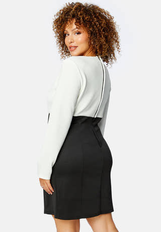 Contrast Dress