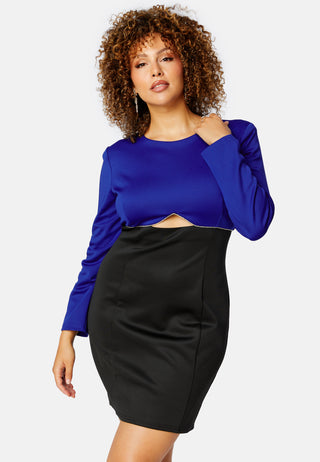 Contrast Dress