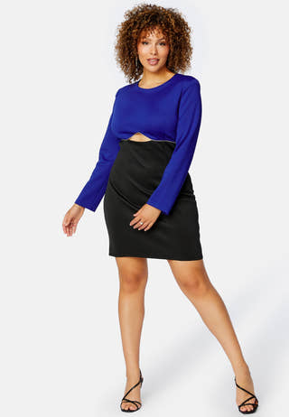 Contrast Dress