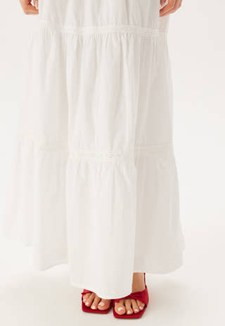 Cotton Lace Maxi Skirt