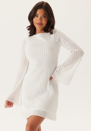 Deep Back Short Structured Dress
