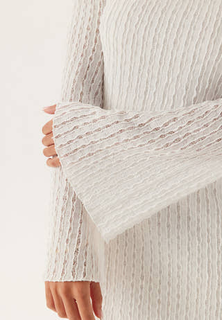 Deep Back Short Structured Dress