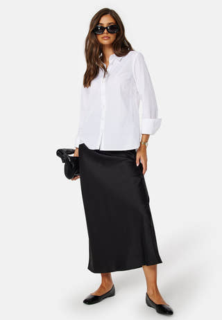 Maxi Satin Skirt
