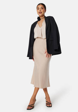 Sleeveless Satin Top