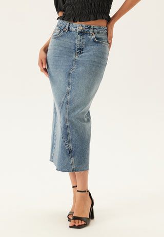 Denim Midi Skirt