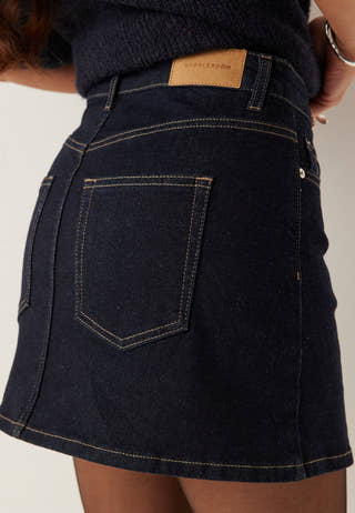Denim Mini Skirt