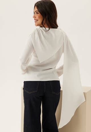 Draped Cape Blouse