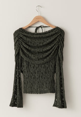 Drapy Lace Top