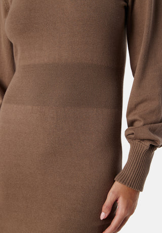 Fine Knitted Turtle Neck Dress