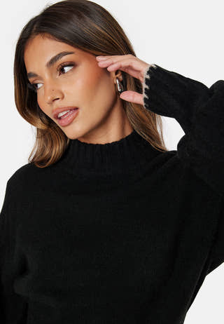 Volume Sleeve Knitted Sweater