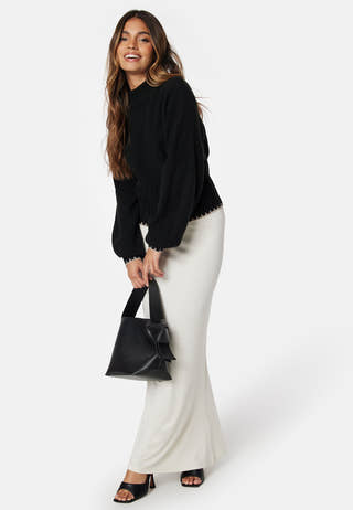 Volume Sleeve Knitted Sweater