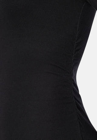 Soft L/S Ruched Dress