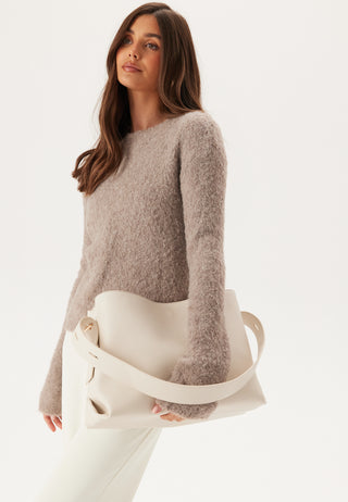 Faux Leather Tote Bag