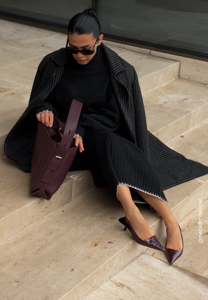 Faux Leather Tote Bag