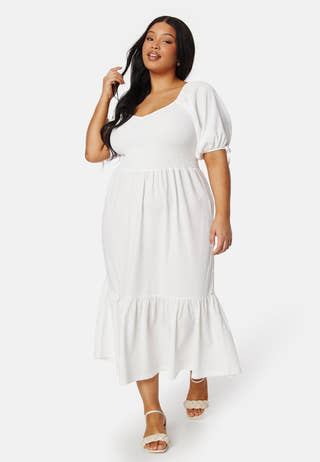 Short Sleeve Smock Dress