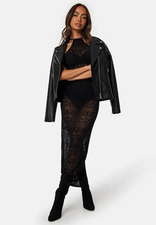 Fine Knitted Crochet Dress