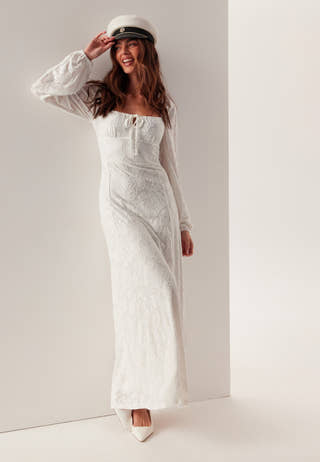 Floral Structure Dress