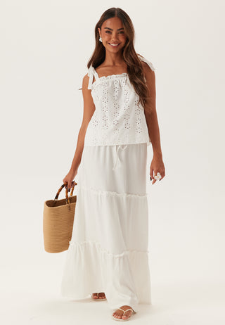 Flounce Maxi Skirt