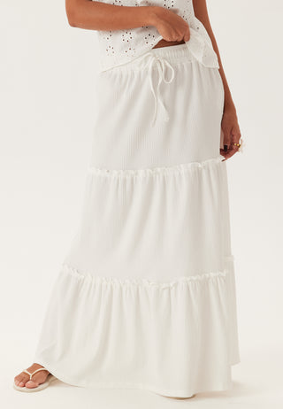 Flounce Maxi Skirt