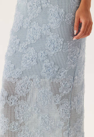 Flower Mesh Skirt