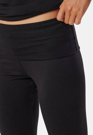 Fold Over Flared Trousers