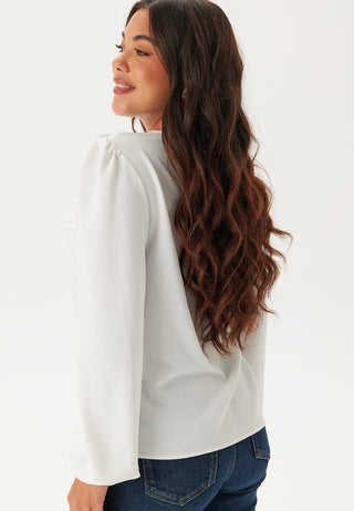 Frill Detail Puff Sleeve Blouse