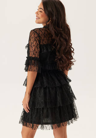 compare quality of lace dresses under $70 70's Beige Long Slip Dress With Lace Detailing By Undercover Wear Hamlets Vintage