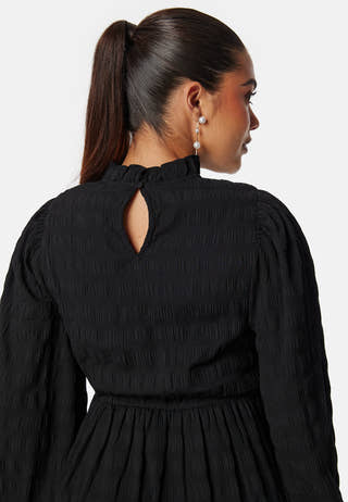 Frill Structured Dress